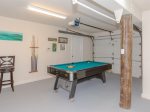 Game room with a pool table 